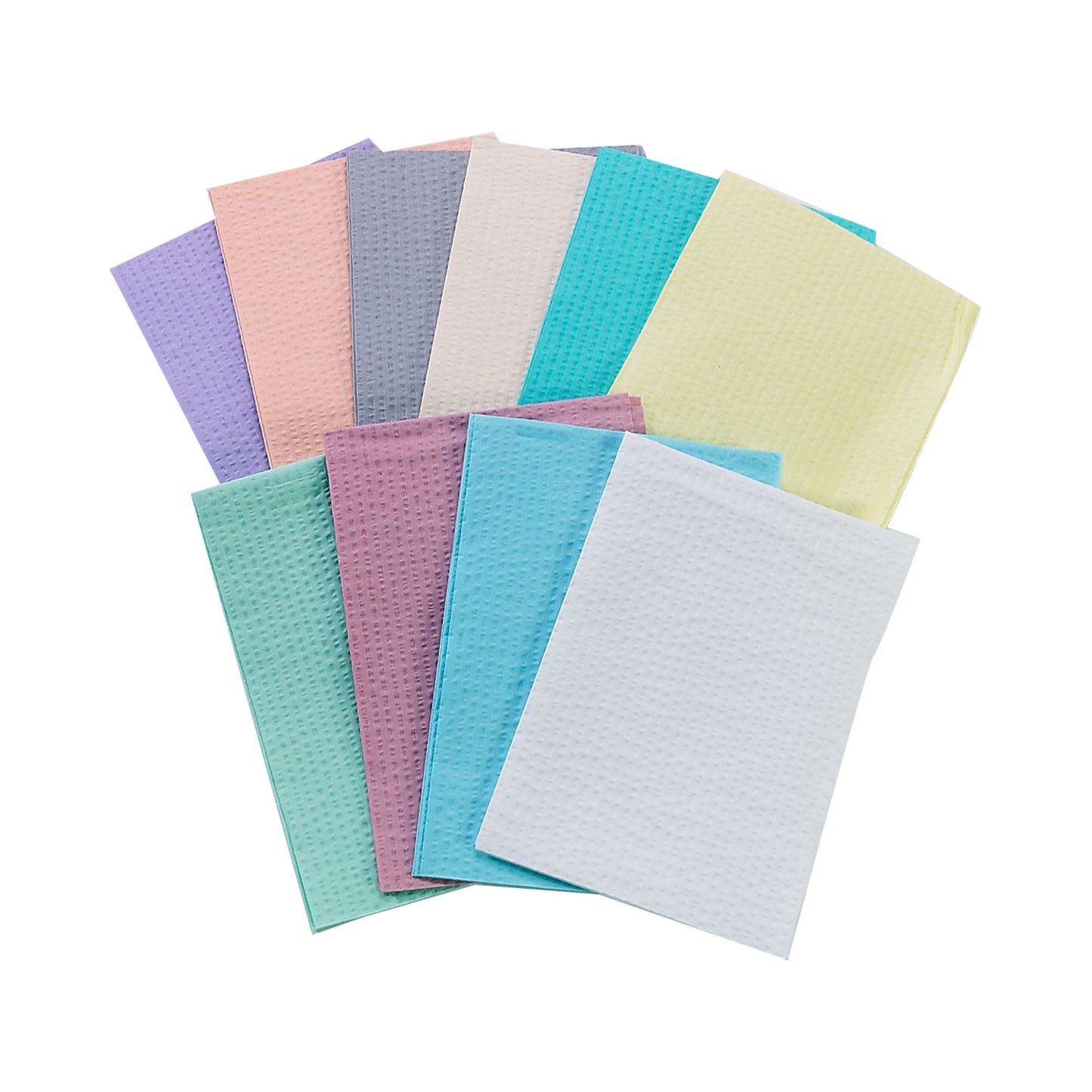 TOWEL, 2PLY/POLY TEAL 13X18 (500/CS)