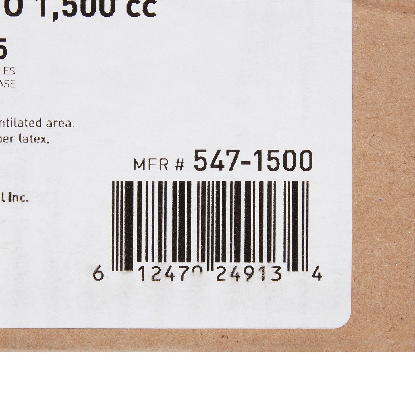 SOLIDIFIER, FLUID W/SCREW CAP BOTTLE 1500CC (75/CS)