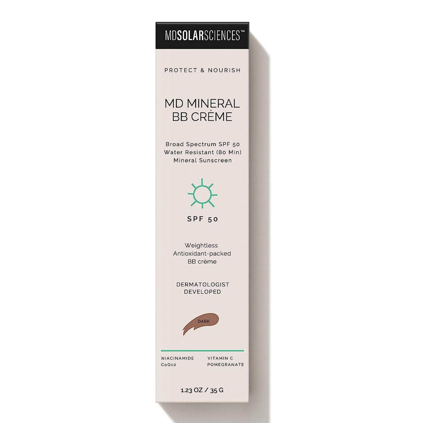 CREAM, SPF MD MINERAL BB DARK 1.23OZ (3/PK 8PK/CS)