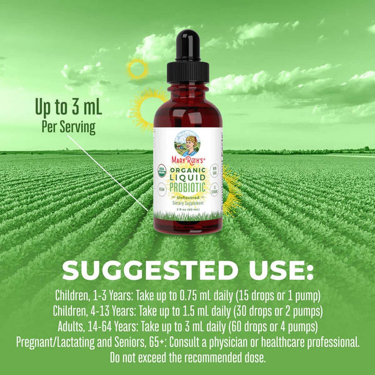SUPPLEMENT, LIQ ORGANIC PROBIOTIC UNFLAVORED 2OZ (6/CS)