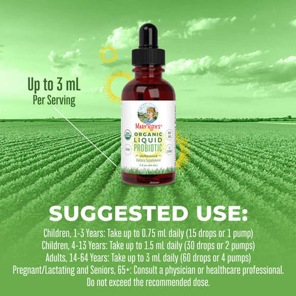 SUPPLEMENT, LIQ ORGANIC PROBIOTIC UNFLAVORED 2OZ (6/CS)