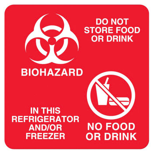 MAGNET, BIOHAZARD RED