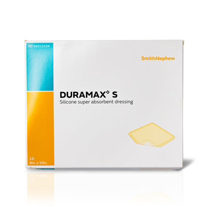 DRESSING, DURAMAX S SUPER ABSRB 8"X10" (10/BX 16BX/CS)