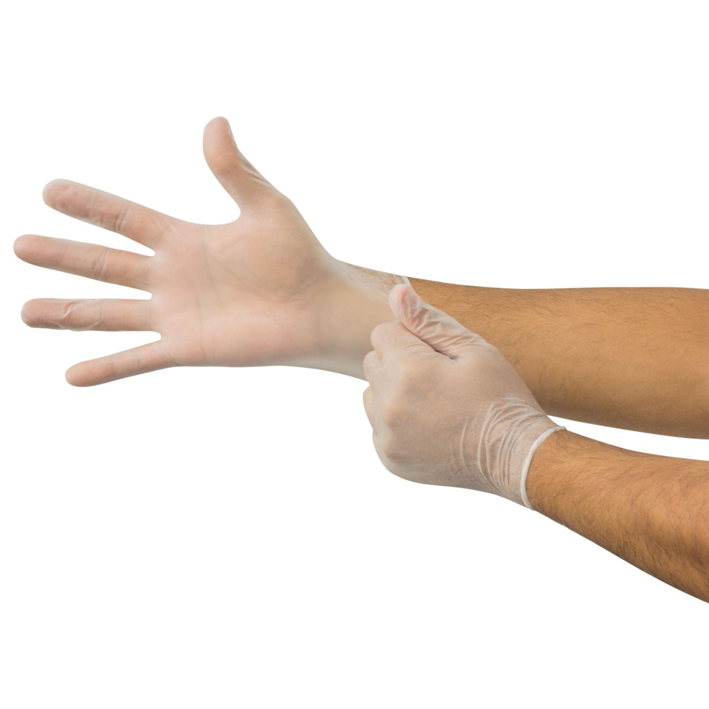 GLOVE, EXAM VNYL MED N/S (100/BX 10BX/CS)