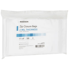 BAG, ZIP LOCK 5"X8" (100/PK 10PK/BX 4BX/CS)