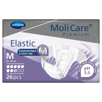 BRIEF, MOLICARE PREMIUM ELAS DISP 8D MED (26/BG 3BG/CS)