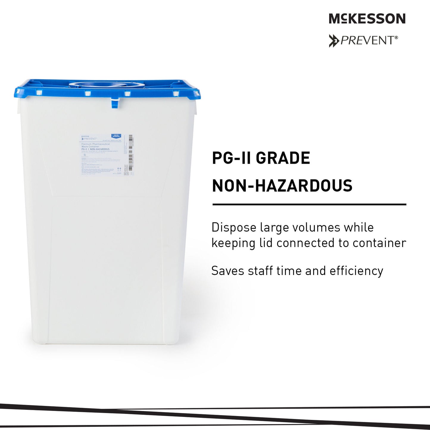 CONTAINER, SHARPS PHARMA WHT/BLU 18GL (7/CS)