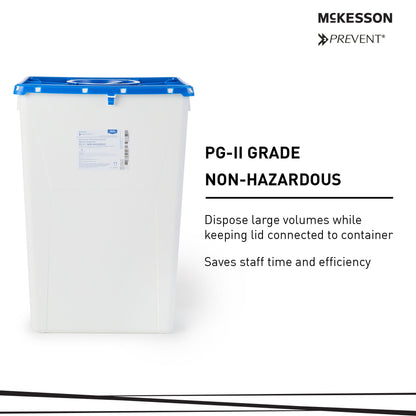 CONTAINER, SHARPS PHARMA WHT/BLU 18GL (7/CS)