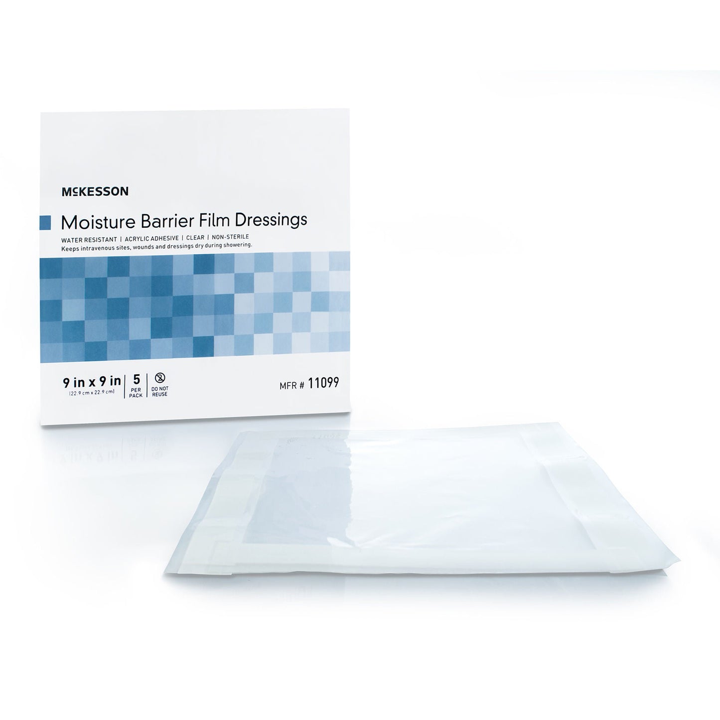 DRESSING, MOISTURE BARRIER 9"X9" (5/PK 140PK/CS)