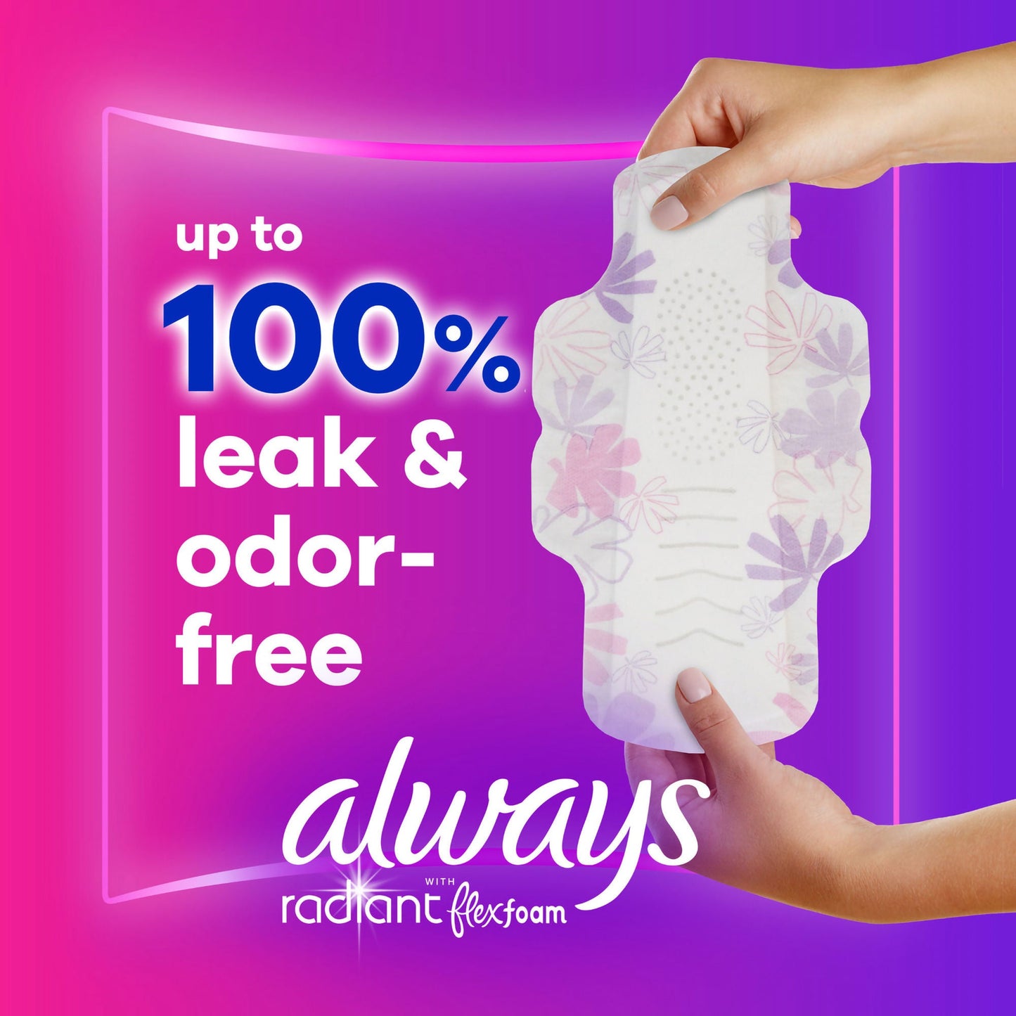 PAD, ALWAYS RADIANT W/FLEXIFOAM REG FLOW (15/BX)