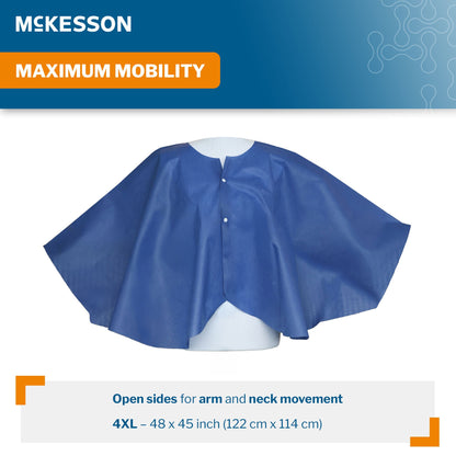 CAPE, EXAM MAMMO PONCHO W/SNAPS 4XLG (50/CS)