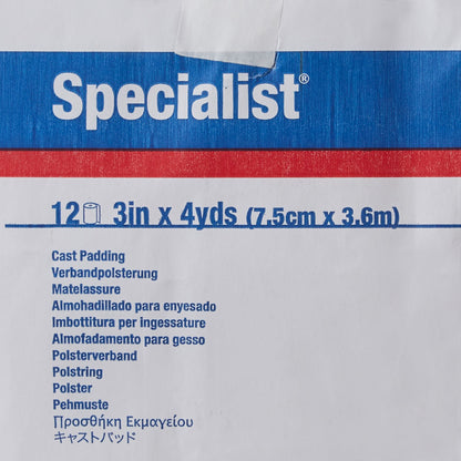 PADDING, CAST SPECIALIST 3"X4YDS (12/BG)