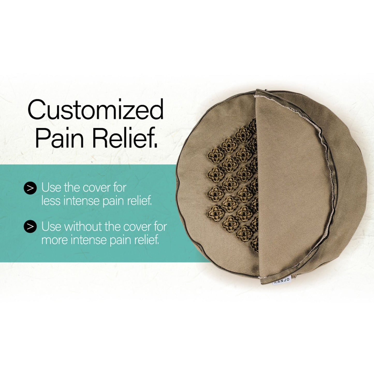 CUSHION, ACUPRESSURE KANJO PAIN RELIEF FLOOR MEDITATION (6/C