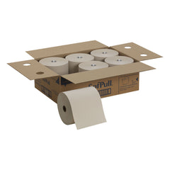 TOWEL, ROLL PPR SOFPULL HRDWNDBRN 1PLY (6/CS)