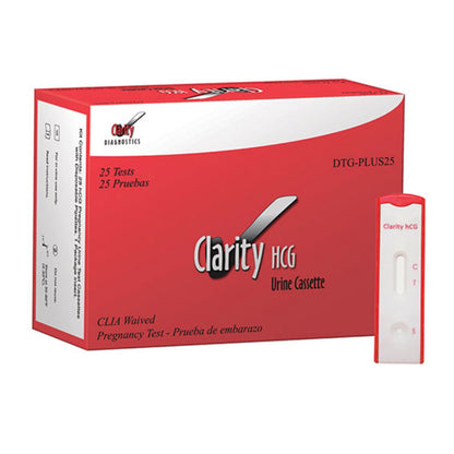 TEST KIT, PREG HCG URINE CLARITY (25/BX) DIGTST
