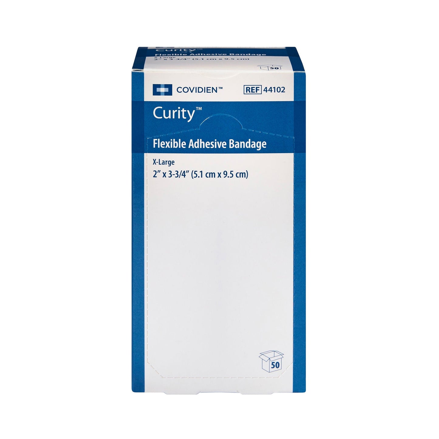 BANDAGE, FABRIC XLG 2X3 3/4 (50/BX 12BX/CS) KENDAL