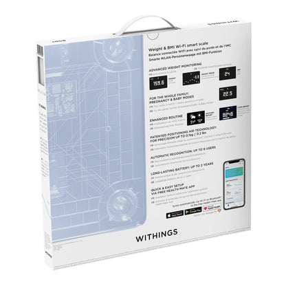SCALE, BODY BMI WI-FI WITHINGSWHT