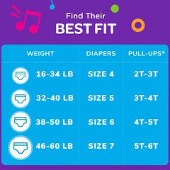 PANTS, TRAINING PULL-UPS LEARNING DESIGN BOY 3T-4T (20/PK 4P
