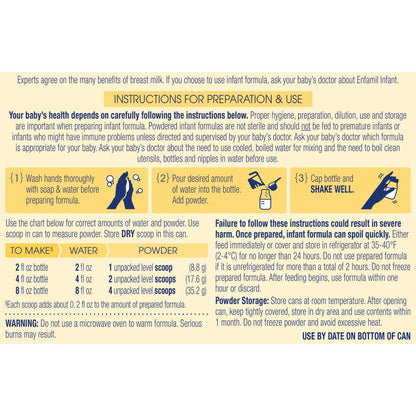 ENFAMIL, INFANT PDR CAN 12.5OZ(6/CS)