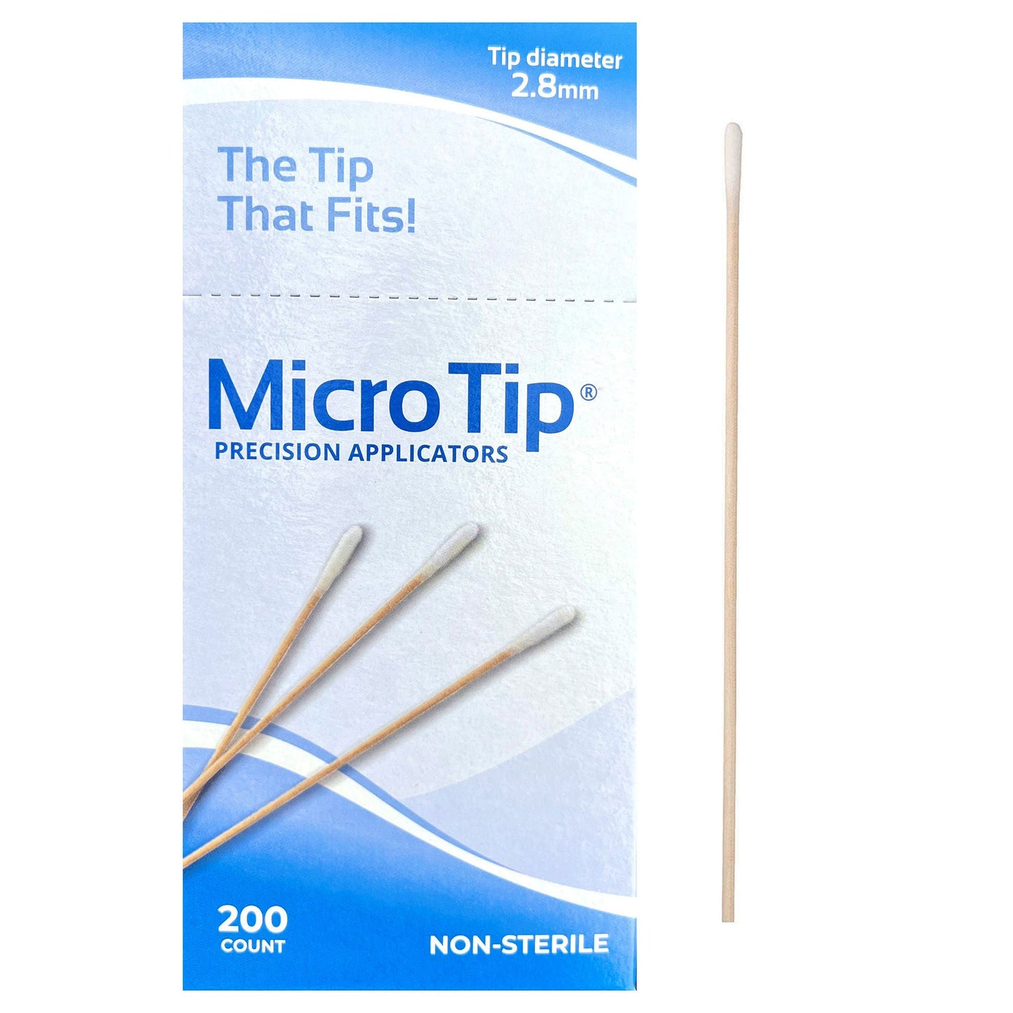 APPLICATOR, MICRO-TIP CTNTP N/S 2.8MM (200/BX 50BX/CS)