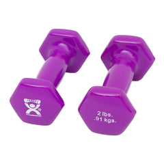 WEIGHT, DUMBBELL VYNL 2LB D/S