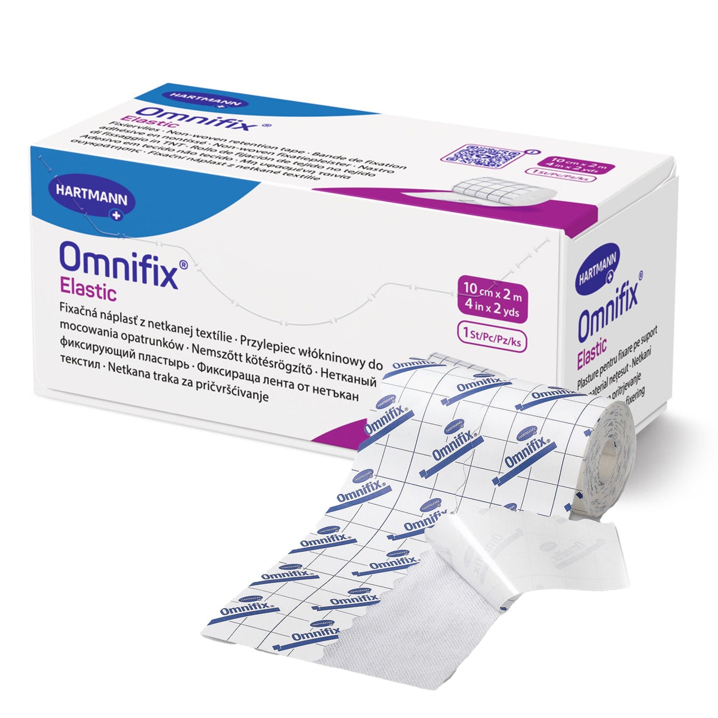 TAPE, OMNI FIX RETENTION N/WOVEN 4"X2YDS (60RL/CS)