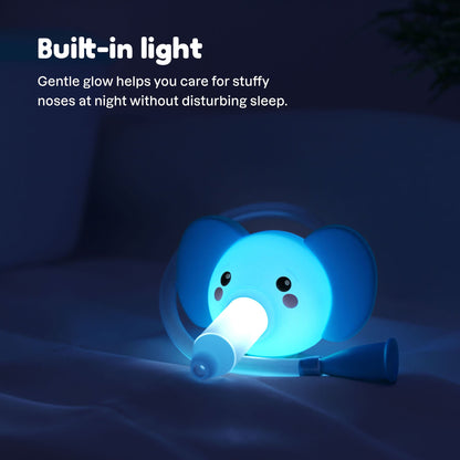 ASPIRATOR, NASAL LIGHT-UP ELEPHANT (12/CS)