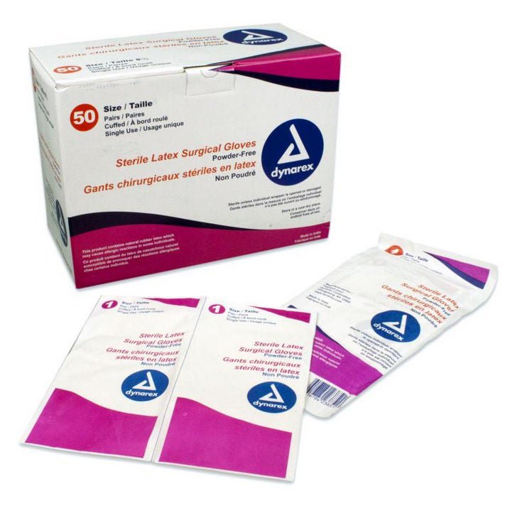 GLOVE, SURG LTX 7.5 STR2 TXT (50PR/BX 4BX/CS)