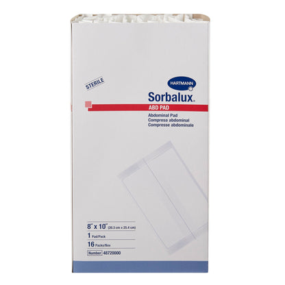 PAD, ABDN SORBALUX 8"X10" (16/BX 20BX/CS)
