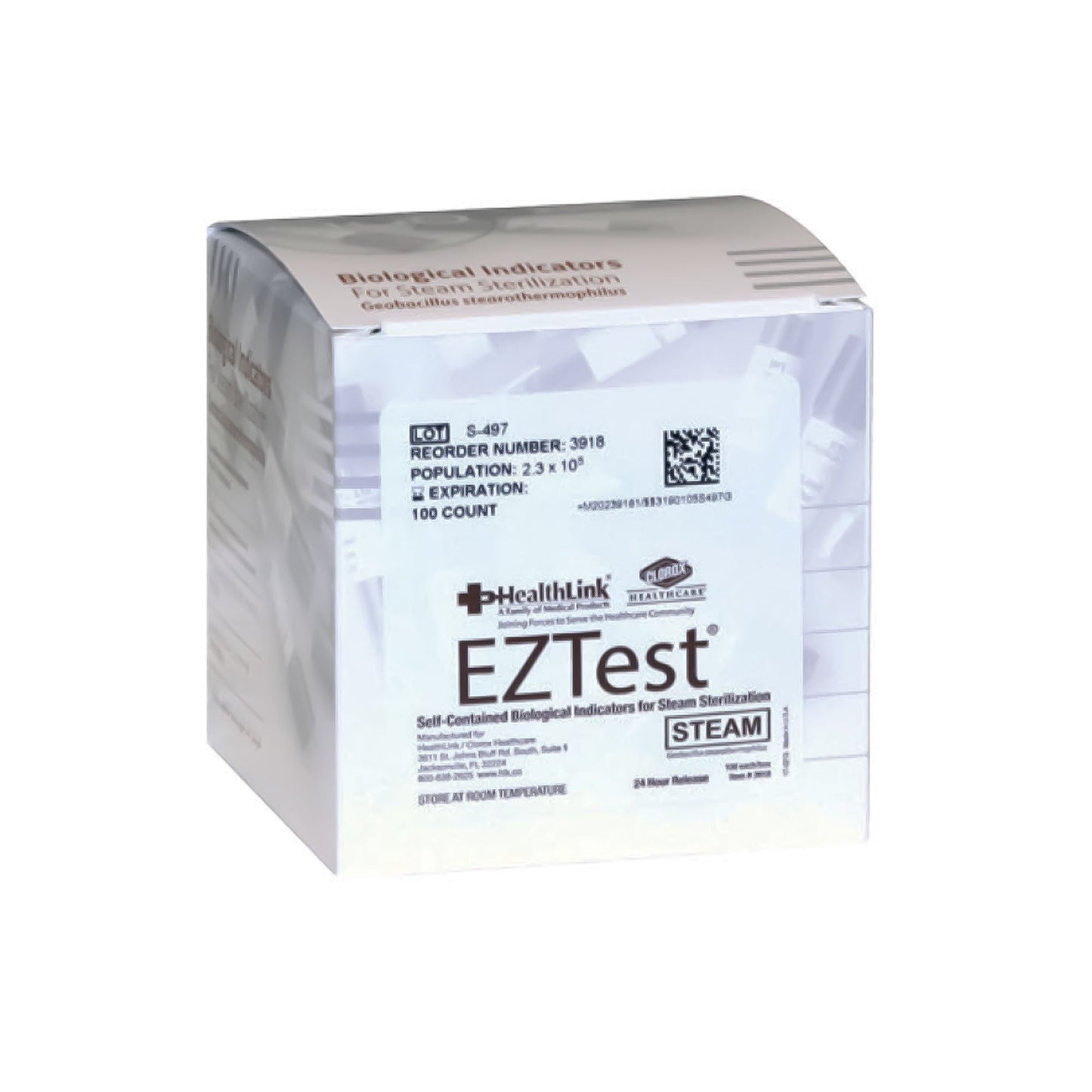 INDICATOR, STEAM BIOLOGICAL EZTEST (25/PK)