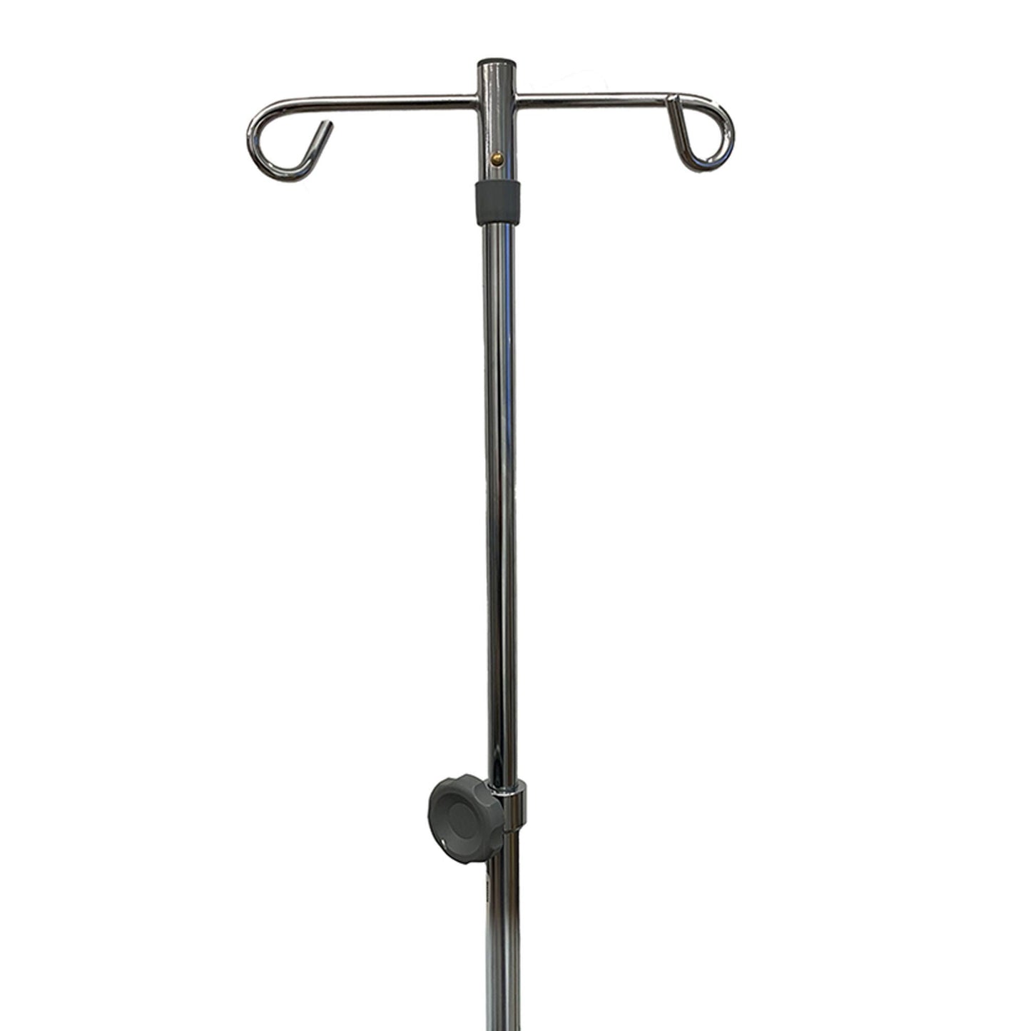 POLE, IV 2HOOK 5LEG BASE