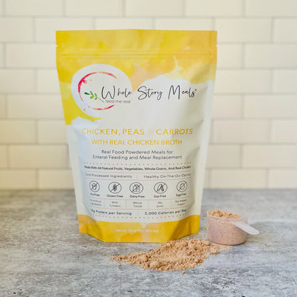 FOOD, POWDERED CHICKEN/PEAS & CARROTS 16OZ (30/CS)