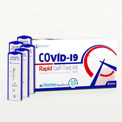 SELF-TEST KIT, COVID-19 RAPID GENABIO (5/KT 54KT/CS)