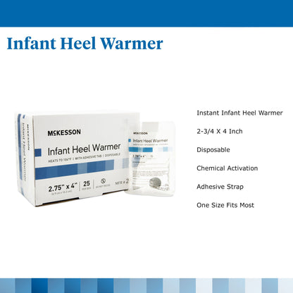 WARMER, HEEL INF LF 2.75"X4" (25/BX 4BX/CS)