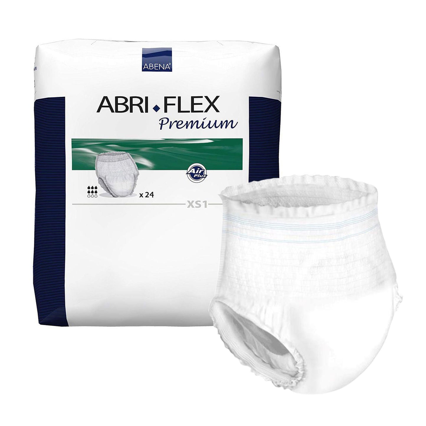UNDERWEAR, INCONT ABRI-FLEX PREM SZ1 XSM 1400ML (24/BG 4BG/C