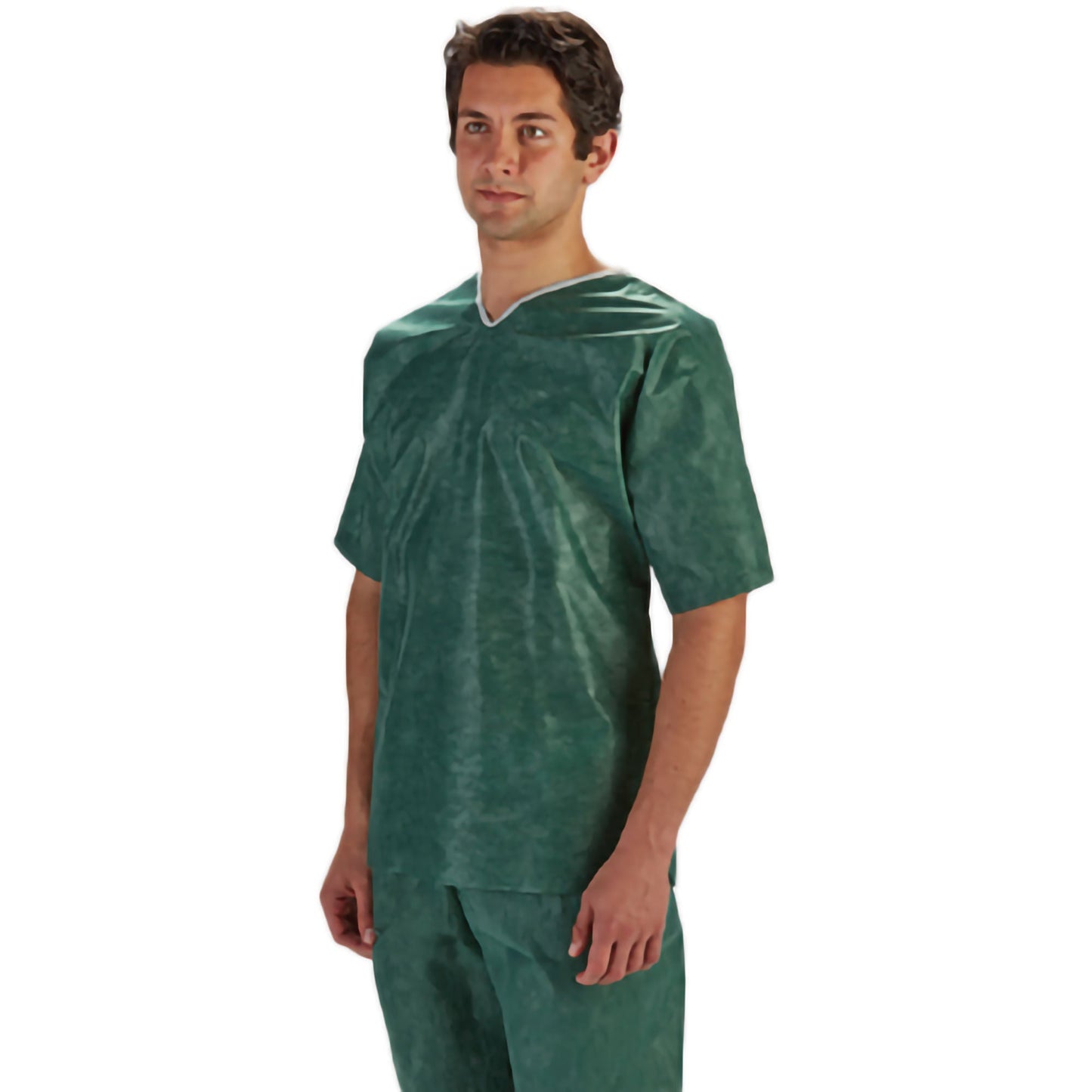 SHIRT, SCRUB GRN SM (48/CS)