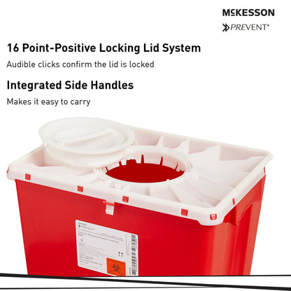 CONTAINER, SHARPS RED 12GL (8/CS)