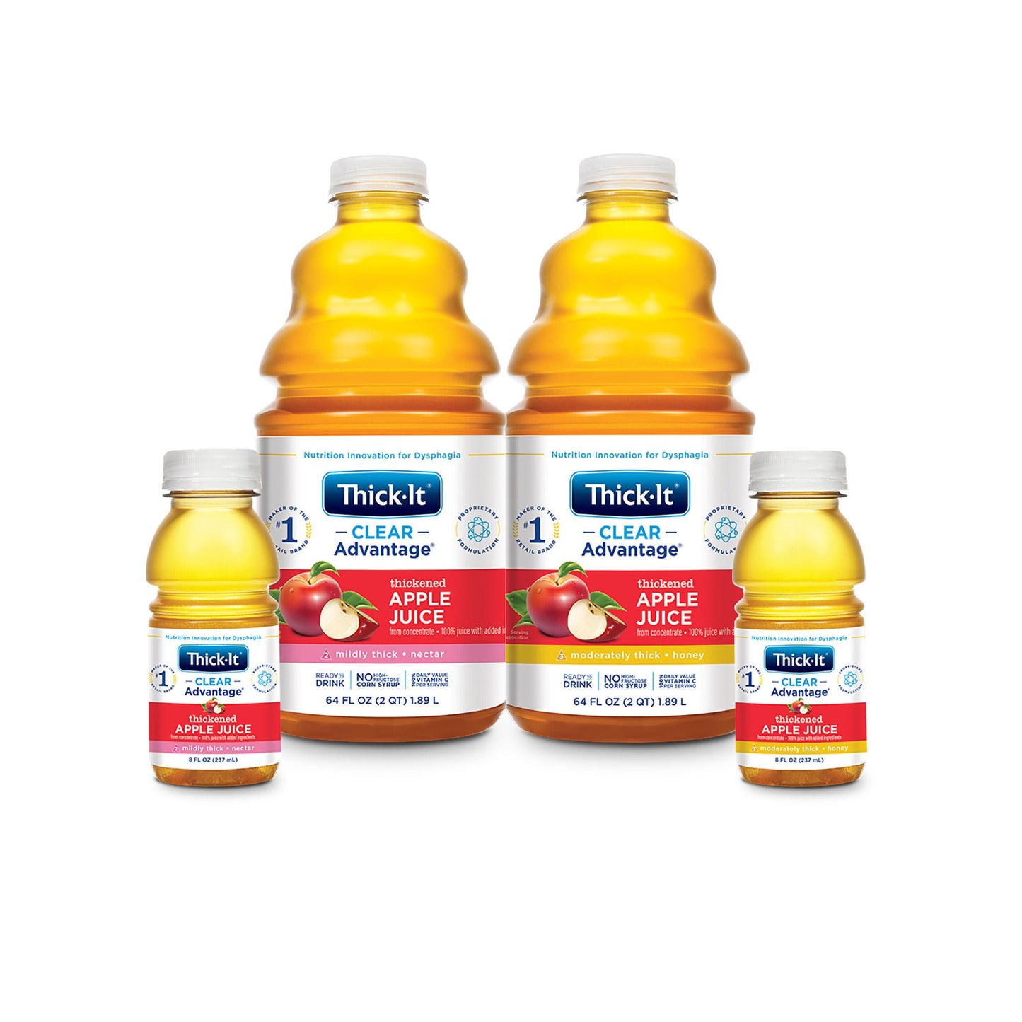 THICK-IT, CLEAR ADV APPLE MILD/NECTOR 8OZ (24/CS)