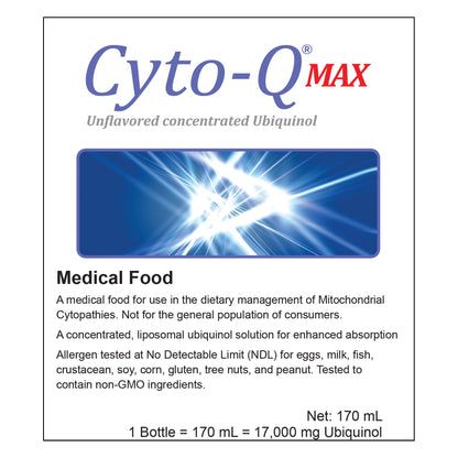 CYTO Q MAX, SUPPLEMENT UNFLAVORED 170ML (1/BT)