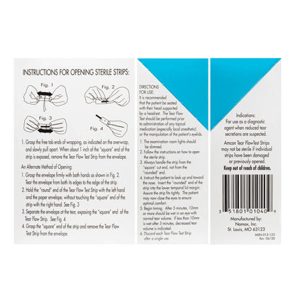 TEST STRIP, TEAR FLOW (100/BX)NMX