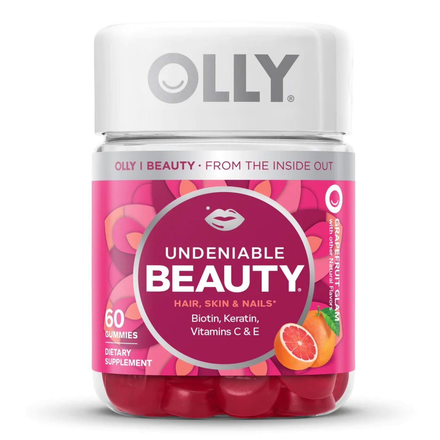 OLLY, GUMMY UNDENIABLE GRAPEFRUIT (60/BT)