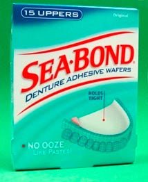 ADHESIVE, DENTURE SEA BOND UPPER (15/BX)
