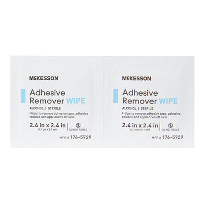 WIPE, ADH REMOVER 2.4"X2.4" (50PK/BX 50BX/CS)