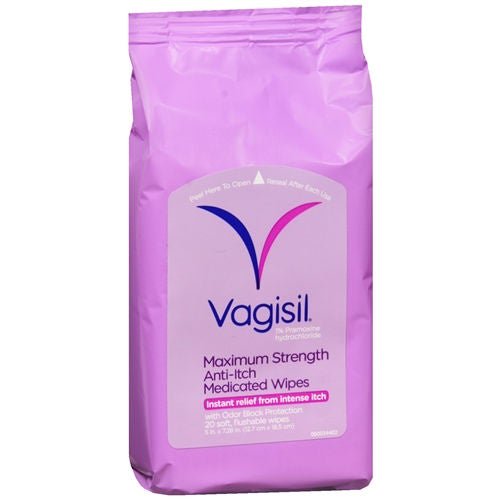 VAGISIL, WIPE ANTI-ITCH MS (12/CT)