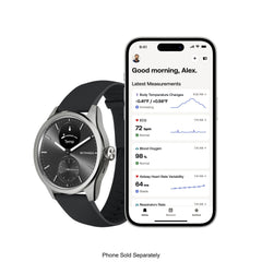 SMARTWATCH, HEART HEALTH HYBRID SCANWATCH 2 BLK 42MM