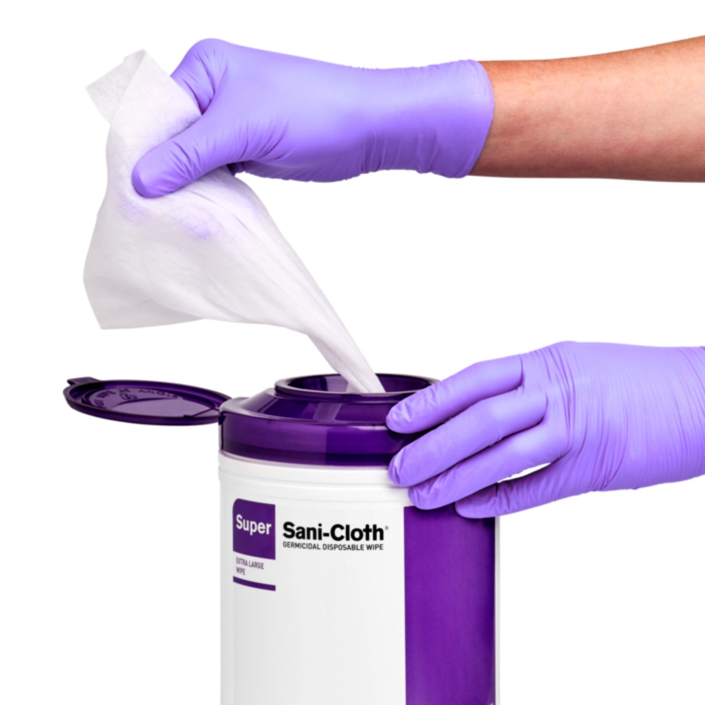 WIPE, SANI-CLOTH GERMICIDAL DISP XLG 8"X15" (75/CN 6/CN/CS)
