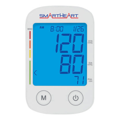MONITOR, BLD PRESSURE SMARTHEART W/ADLT ARM CUFFS (12/CS)