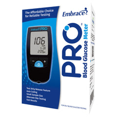 METER, BLOOD GLUCOSE EMBRACE PRO