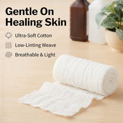 GAUZE, BANDAGE FLUF-E 6PLY N/S4.5X4.1YDS (100RL/CS)