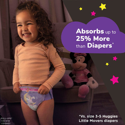 PANTS, PULL-UPS HUGGIES NIGHT TIME GIRLS 3T-4T (60EA/PK)